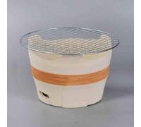 QCKNKMGG Un Vieux Barbecue en Argile, Poêle à Charbon en céramique et Plaque de Cuisson, Plusieurs Tailles, for Le Camping(24cm/9in)