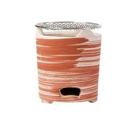 QCKNKMGG Un Vieux Barbecue en Argile, Poêle à Charbon et à Bois en Argile for Barbecue et thé Multicolore Plusieurs Tailles(Yellow,5.5x5in/14x12cm)