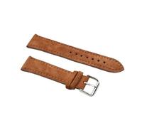 QCKNKMGG Une montre rétro-matte avec une peau de crâne, Bracelet de montre en cuir suédé multicolore de 20 cm, plusieurs tailles, avec outils d'installation(Brown,24mm)