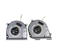 QCKRTAU Ventilateurs De Processeur Et De Carte Graphique L53542 L53541-001, Compatibles avec HP Envy, X360 15-DS 15-DR 15M-DR DR0004 15M-DS DS0011 TPN-W142(CPU GPU Both)