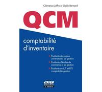 QCM - Comptabilité d'inventaire - Clémence Joffre - Ems Management Et Societes - broché - Scolaire / Universitaire