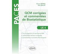 QCM corrigées & commentées de Biostatistique UE 4