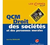Qcm Droit Des Sociétés Et Des Personnes Morales