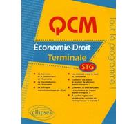 QCM économie-droit - Terminale STG - Daniel Lamigeon - Ellipses - broché - Scolaire / Universitaire