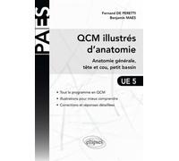 QCM illustrés d'Anatomie - Peretti De - Ellipses - broché - Scolaire / Universitaire