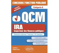 Qcm Ira Inspecteur Des Finances Publiques - Concours Fonction Publique Catégorie A, Toutes Matières
