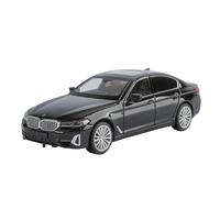 qcmaw Modèle réduit de Voiture à Exposer Modèle réduit de Voiture de Collection en Alliage moulé sous Pression à l'échelle 1:24 for BMW 530Li Berline Idéal pour la décoration(Black)