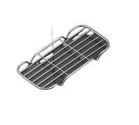 QCNRJUY Filet de Barbecue rectangulaire en Acier Inoxydable 304, Grille métallique, Petite, Drainage d'huile(D)