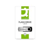 QCONNECT 4GB USB Flash Drive White