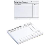 QCONNECT PETTY CASH VOUCHER PAD PETP100 x 10 pack