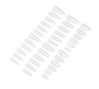 QCSTORE 360 Faux Ongles Légers et Transparents à Couverture Complète avec Plusieurs Formes pour le Nail Art Professionnel ou DIY, Tailles Variées Pratiques, Adaptés aux Spécialistes des Ongles