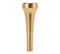 QCSTORE Embouchure de Trompette en Laiton, Ensemble de 3 Tons Brillants pour Débutants et Performances D'ensemble, Couleur Dorée, Parfait pour les Récitals (5C)