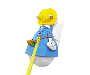 QCSTORE Ensemble de Vêtements de Lapin, Charmant Costume de Mode pour Animaux de Compagnie, en Coton Vert Ananas, Grand Harnais et Ceinture pour Fêtes de Mariage (Rose #15)