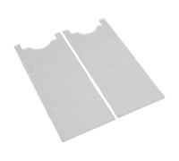 QCSTORE Entretoise Murale de Meuble en Acrylique Transparent, Support Solide pour Pieds Ronds Carrés, Butée Murale de canapé Réglable pour la Protection de la Maison, 2 Jeux D'entretoise de Meuble