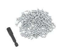 QCSTORE Goujons pour Pneus Neige 4x9 Mm, Paquet de 100 Pièces | Construction en acier, Performance antidérapante, Installation facile, Compatible avec les motos, Adapté aux jours de neige