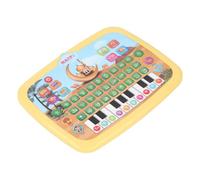 QCSTORE Machine électronique d'apprentissage de L'Arabe pour Enfants, Jouet éducatif Amusant de Lecture Arabe, Explorez Les Compétences en Langue Arabe, 7,1 X 9,4 X 0,8 Pouces, Expérience (Jaune)