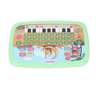 QCSTORE Machine électronique d'apprentissage de L'Arabe pour Enfants, Jouet éducatif Amusant de Lecture Arabe, Explorez Les Compétences en Langue Arabe, 7,1 X 9,4 X 0,8 Pouces, Expérience (Verte)
