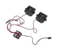 QCSTORE Module Sonore RC Simulateur de Moteur Derv pour Pelles de Camions de Voiture Télécommandées, Sons de Moteur Réalistes pour Modèles de Véhicules