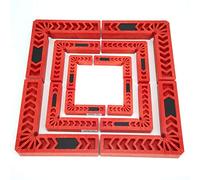 QCSTORE Pince à Angle Droit pour le Travail du Bois Positionneur Durable pour les Menuisiers Passionnés et les Amateurs de Bricolage en Plastique Technique de Haute dureté 4x Positionneur à Angle