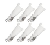 QCSTORE Tête de Rechange pour Tondeuse-Nez 20 Pièces pour une Coupe Optimale des Poils du Nez et un Toilettage Personnel, Lames en Acier pour Hommes, Accessoires de Taille Voyage