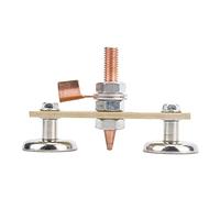 QCSTORE Tête Magnétique de Soudage avec Panneau Isolant de 4 Mm pour un Outil de Soudage au Sol Sûr et Lisse pour les Professionnels - Conception Durable en Fer