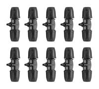 Qcwwy 10 Pcs Irrigation Goutte à Goutte Tee Connecteurs, Multifonction 3 Voies Tuyau Adaptateur étanche Tuyau Réducteur Tee Quick Connect Barbed Tee Raccord pour Jardin Pelouse