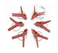 Qcwwy 100 Clips de Greffage en Plastique, des Clips de Support du Concombre de Tomates de Jardin, en Plastique de Haute qualité, Facile à Utiliser, adapté à Une variété de Plantes, Pack Comprend