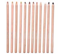 Qcwwy 12pcs Crayons Pastel, Tige en Bois Crayons de Dessin Professionnel Ensemble Crayon Crayon Portrait Peinture Crayons Art Mélange des Fournitures de Toning Portraits (Portrait Couleur Prune