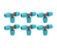 Qcwwy 16 Mm T -connecteurs Tube D'eau Durable Pour Greenhouse Gardens 20 PC. Pour les Matériaux écologiques Urbains, la Serre, les Jardins, L'éducation Physique