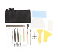 Qcwwy 22 PCS Craft Tools Kit de Désherbage Sèche Sélette SCARVING CISSORS TIPESSERS, Idéal pour le Collage, L'artisanat en Papier, la Couture, le Lettrage, les Silhouettes, le