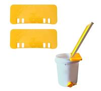 Qcwwy 2pcs Outil de Grattoir à Ruche Apiculture, Outil de Grattoir de Seau de Miel en Plastique Apiculteur Support de Réservoir Non Appassible Apiculteur étagère à Miel Plat pour (Yellow)