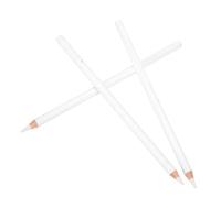 Qcwwy 3 Crayons à Charbon de Bois Blanc Soins Artificiels Professionnels pour la Peinture Faire des Vêtements de Vêtements.