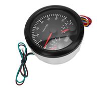 Qcwwy 3 Po en 1 Tachymètre de Technologie de L'aimant Mobile Fiable pour le Matériau de Voiture de Tracteur de Camion Métal (Cadran noir lunette noire CX8287B)