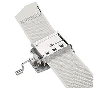 Qcwwy 30 Note Music Movement Diy 30 Note Music Box Movement Kit Mécanisme de Manivelle à Main en Alliage Zinc pour les Cadeaux de Mélodies Personnalisées