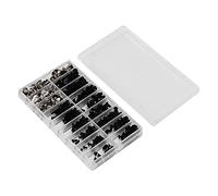 Qcwwy 360Pcs Kit de Vis d'Ordinateur Vis Micro Croix Assortiment de M2 M2.5 M3 Attaches avec Résistance à la Rouille pour Alimentation PC Carte Mère Installation de Disque Dur 360Pcs