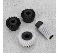 Qcwwy 4 Pièces Ensemble d'engrenages Coniques à Entraînement en Métal Accessoires de Machines à Coudre Pignon de Machine avec Numéros de Modèle 163997 103363 383273 174488 pour 502 507 509 513 514