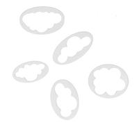 Qcwwy 5Pcs Moules À Gâteaux Outils De Pâtisserie Cuisson Gâteau Pain Mousse Chocolat Avec Plastique De Qualité Alimentaire Outils De Décoration Faciles À Nettoyer Pour La Fête D'anniversaire De