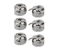 Qcwwy 6 Pièces Boîtier de Canette Matériau de Fer Surfaces de Lissage pour Machines à Coudre avec une Conception Robuste et Durable pour Voiture Plate Industrielle et Accessoires de Machines à