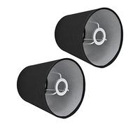 Qcwwy Abat-jour en Tissu Blanc, Texture Soyeuse pour Ampoules E14, avec Installation Facile pour Lampe Murale de Lustre de Table 4,4 X 6,0 X 5,5 Pouces (PX15)