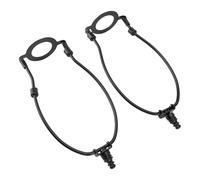 Qcwwy Abat-jour Harps Support Kit Réglable Base en Fer Métal E26 pour Lampes de Table et Lampadaires Remplacement Facile et Conception Détachable Idéal pour un Usage Domestique Accessoires (BLACK)