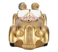 Qcwwy Accessoires De Bureau Vieux Couple Amoureux Conception Cadeau De Décoration De Bureau À Domicile Avec Sculpture Exquise Et Finition Fine Pour Anniversaire De Mariage Cadeau Résine Boîte