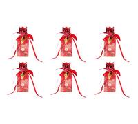 Qcwwy Accessoires de Mariage Forme Boîte-cadeau avec Ruban pour Mariage Fête d'anniversaire Faveurs Boîtes à Bonbons 10 Ensemble Vase (Trompette florale rétro)
