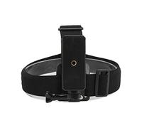 Qcwwy Accessoires Portables Comfrotables Portant la Tête de Tête Universal Nylon Bandle Bandeau à 120 Degrés avec Une Pince de Téléphone ajusté pour 2,2 à 3,3 Pouces Pila