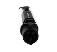 Qcwwy Adaptateur EV Type 2 vers Type 1, ABS Cuivre J1772 Chargeur | 32A 220V AC, clip anti-chute, charge portable de niveau 2 pour les voyages à domicile J1772 EV