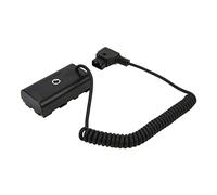 Qcwwy Adaptateur Secteur DTap vers NP F550, Chargeurs de Batteries de Caméra, Kit de Chargeur avec Sortie 7,4 V CC pour Moniteur de Lumière de Remplissage, Lumières LED 550 970 DTap vers NP F550,