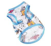 Qcwwy Animal de Compagnie avec des Vêtements Respirants d'un Petit Chien dans Un Léger Polyester Facilement pour Garder Le Bon pour et Yorkie (Gilet en Maillage M)