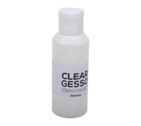Qcwwy Apprêt Gesso Transparent 60 Ml, Médium Acrylique Transparent pour | Sèche Transparent pour la vivacité des Couleurs, Superposition Lisse sans Traces, Convient à la Peinture Acrylique et à L