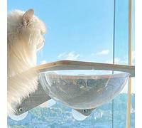 Qcwwy Arbres à Chat pour Chat, Marchandises Quotidiennes, Support de Fenêtre à Ventouse sans Odeur, Perchoir Antidérapant pour, étagère Murale d'escalade pour, Grande Charge, Escalade Murale pour