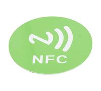 Qcwwy Autocollants Nfc, étiquette Nfc Portable pour Animaux de Compagnie pour Appareils Compatibles, 20 Pièces avec une Distance de Lecture de 0 à 5 Cm pour une Utilisation Amusante et Facile (GREEN)