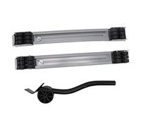 Qcwwy Autres Pièces d'appareils électroménagers Curseurs d'appareils Robustes avec Roues Réglables pour Déplacer Les Réfrigérateurs et Les Laveuses Capacité de Charge de 300 Kg Base Roulante